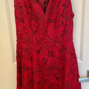 Royal party wear red dress